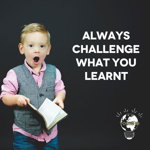 "Always challenge what you learnt" Yoel Zirah