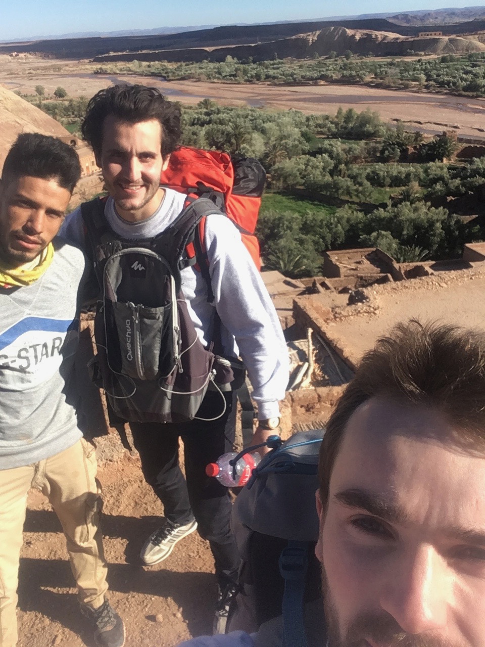 En haut du Aït Ben Haddou